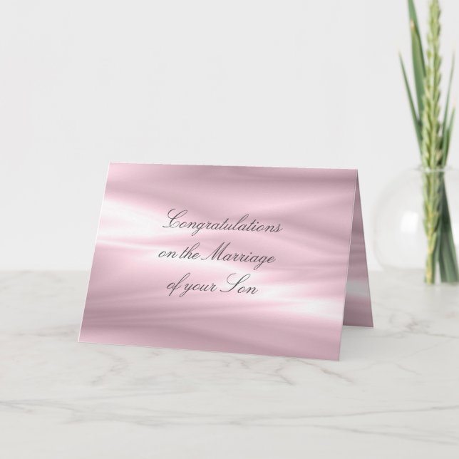 Cartão de Saudação dos Pais de Parabéns Noivas (Frente)