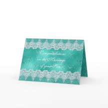 Cartão de Saudação dos Pais de Parabéns Noivas