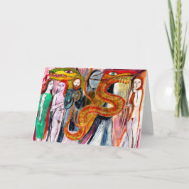 Cartão de saudação Dragon Utopia