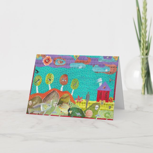 Cartão de Saudação Dreamland (Frente)