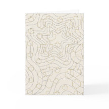 Cartão de Saudação "Dreidels & Stars" com Envelope