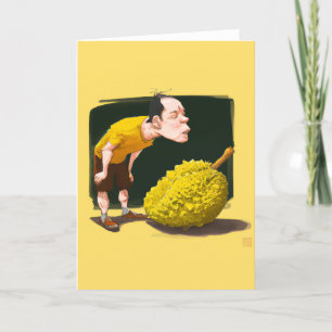Cartão de Saudação Durian Lover