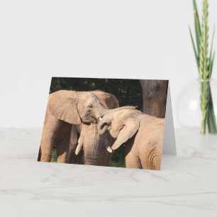 Cartão de Saudação Elefante