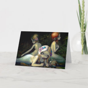 Cartão de saudação "Elementos para a água"