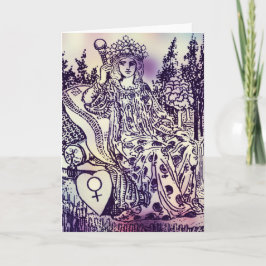 Cartão de Saudação Empress Tarot Card