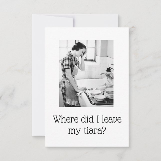 Cartão de Saudação Engraçado (Frente)