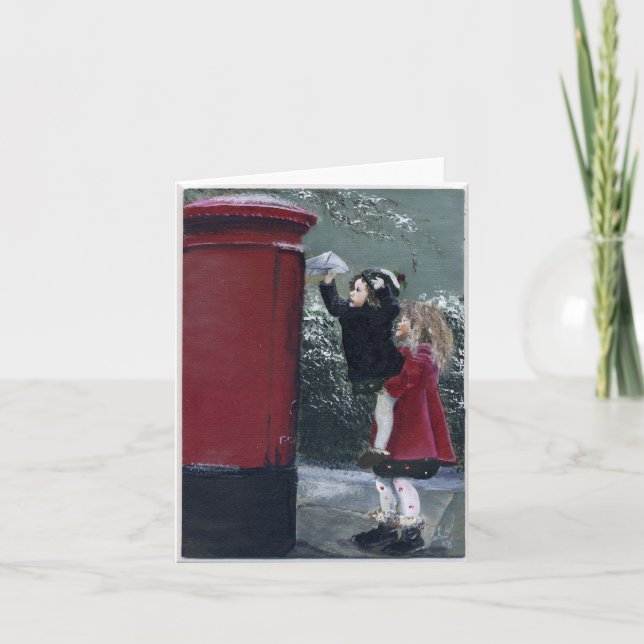 Cartão de Saudação "Entrega Especial" (Frente)