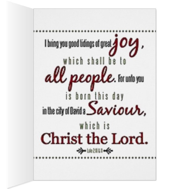 Cartão de saudação, envelopes brancos padrão inclu (Interior (direita))