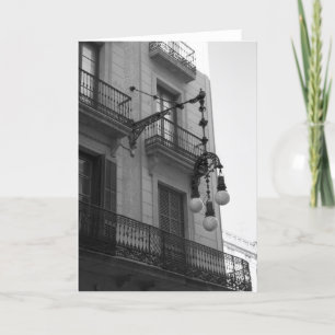 Cartão de Saudação Exemplo (Barcelona, Espanha)