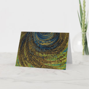Cartão de saudação - F1394 "pôr do sol Van Gogh" 1