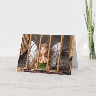 Cartão de Saudação Fada Capturado