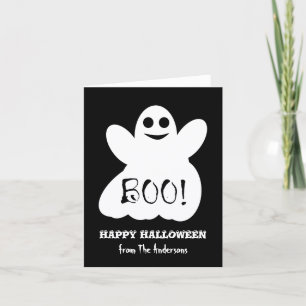 Cartão de Saudação Fantasma do Halloween