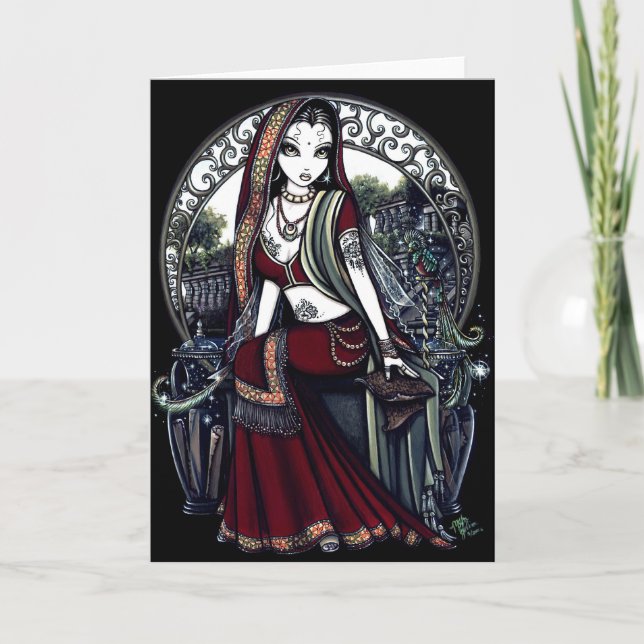 Cartão de Saudação Fantástico "Ayanna" (Frente)