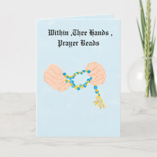 Cartão de Saudação : Fé Orientação Oração