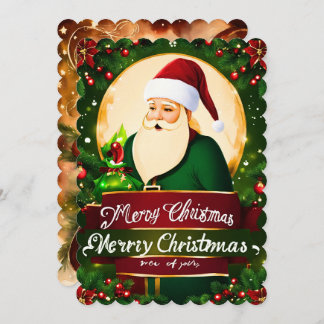 Cartão de Saudação Feliz de Natal