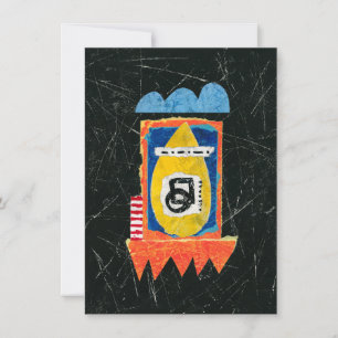 Cartão de Saudação Feliz para Choro - Abstrato Art