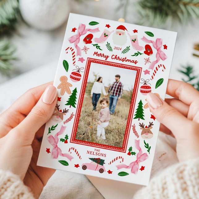 Cartão de Saudação Festivo Feliz de Natal (Fun Christmas Greeting Card)