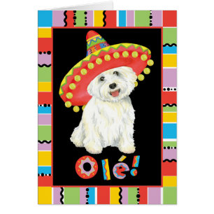 Cartão de Saudação Fiesta Westie