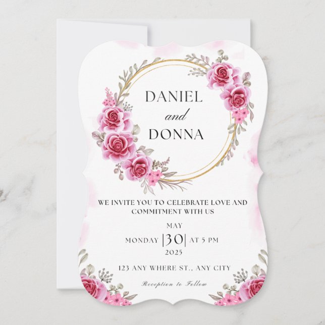 Cartão de Saudação Flagrante para a sua festa de S (Frente)