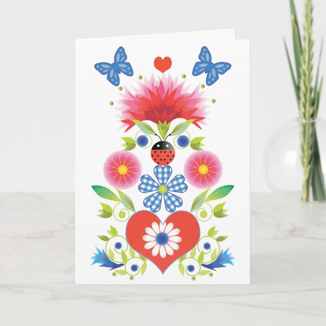 Cartão de Saudação Folkfest (Frente)