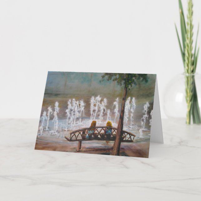 Cartão de saudação "Fontes da Juventude" (Frente)