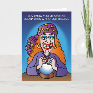 Cartão de saudação 'Fortune Teller'
