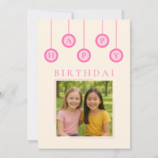 Cartão de Saudação Foto de Aniversário do Melhor A