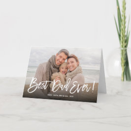 Cartão de Saudação Fotográfica do Melhor Dia de os