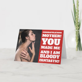 Cartão De Saudação Fotográfica Engraçado Para O Di