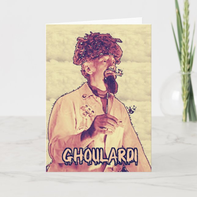 Cartão de Saudação Ghoulardi (Surreal 4) com Envel (Frente)