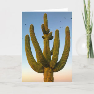 cartão de saudação gigante do saguaro (dentro d