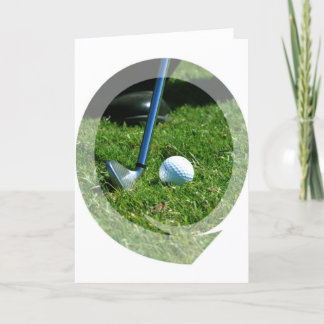 Cartão de Saudação Golf Putt