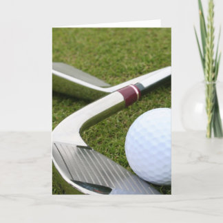 Cartão de Saudação Golfing