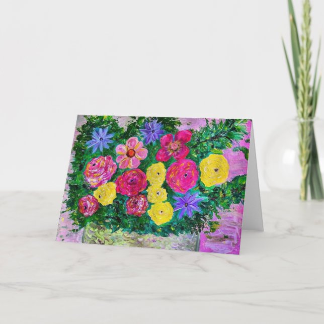 Cartão de Saudação Gratuito para Subir< Blank Insi (Frente)