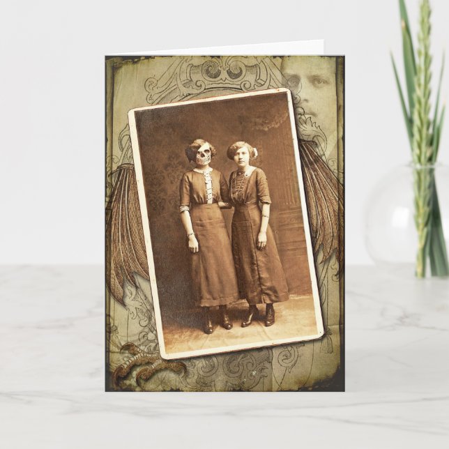 Cartão de Saudação Halloween (Frente)