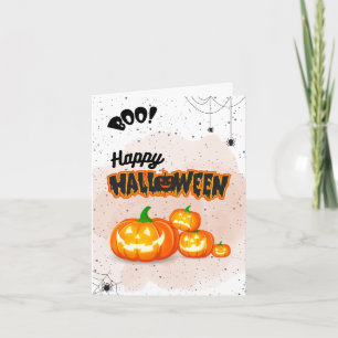 Cartão de Saudação Halloween - Coleção Bonita de S