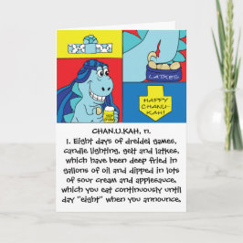 Cartão de Saudação Hanukkah com Envelope