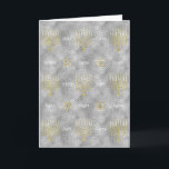 Cartão de Saudação "Hanukkah Dourado Menorah" com<br><div class="desc">"Hanukkah Dourado Menorah" - Cartão Saudável com Envelope. Escolha seu estilo de fonte, cor, tamanho e texto favoritos para personalizar o dentro desta placa. Obrigados para parar e comprar. Muito apreciado!! Feliz Hanukkah! Tamanho: Standard (5" x 7") Aniversário ou feriados, dias bons ou duro, os cartões de saudação personalizados de...</div>