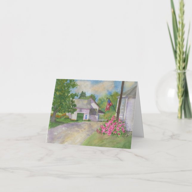 Cartão de Saudação Harpswell Maine (Frente)