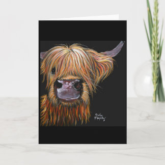 Cartão de Saudação "Henry" da Vaca Highland