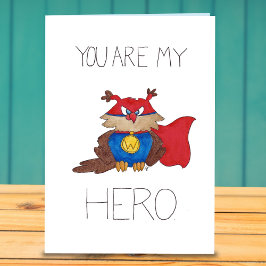 cartão de saudação HERO por Nicole Janes