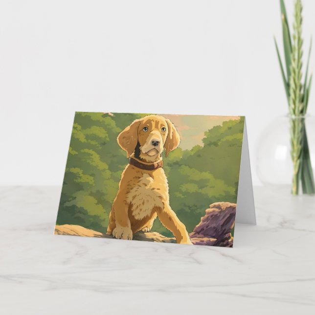 Cartão de Saudação Horizontal Photoleap (Frente)