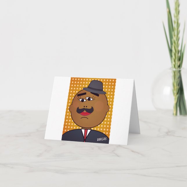 Cartão de Saudação Horizontal QUICKDRAW (Frente)