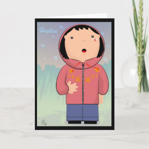 Cartão de Saudação Hoshini