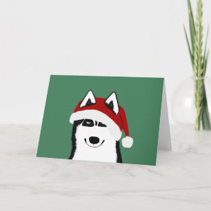 Cartão de Saudação Husky