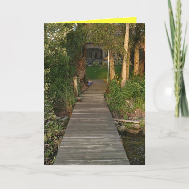 Cartão de saudação inicial de boas-vindas (Frente)