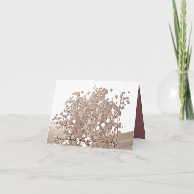 Cartão de Saudação Inspiracional (Frente)