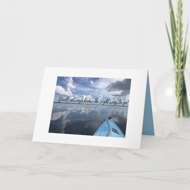 Cartão de saudação inspirado (Frente)