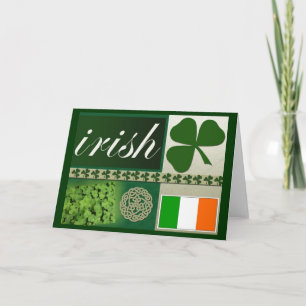 Cartão de Saudação Irlandês