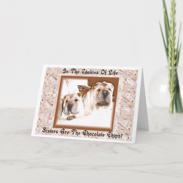 Cartão de Saudação Irmãs (Frente)